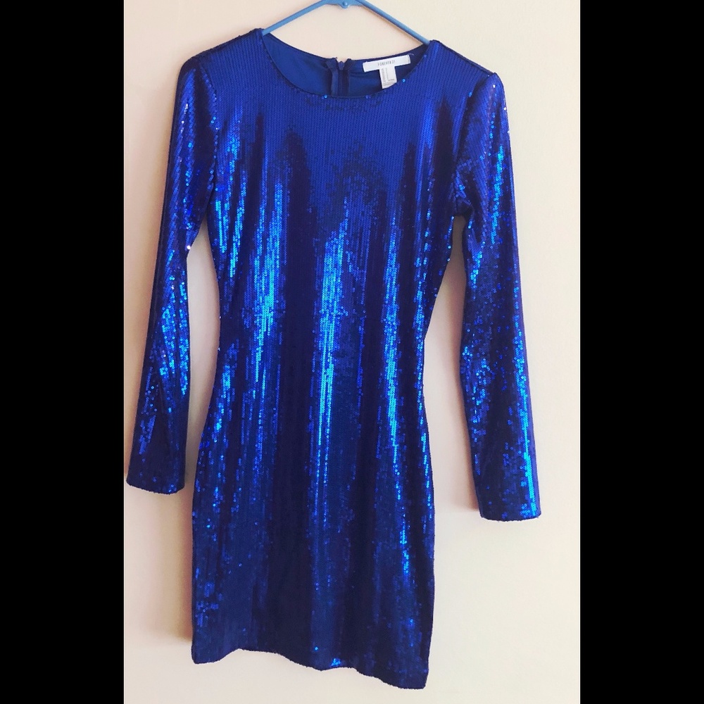 Long sleeve Sequin dress